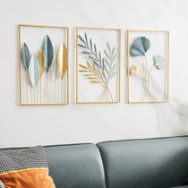 Wayfair | 3 Piece Gold Wall Accents You'll Love in 2023